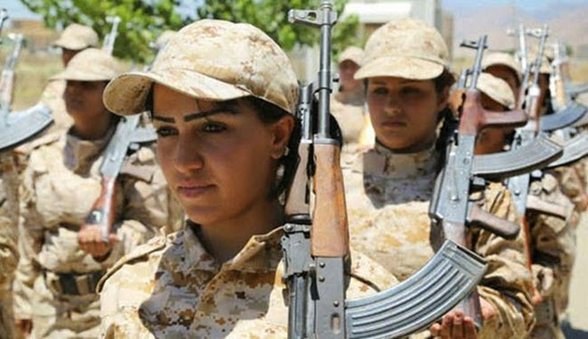 مقاتلات كرديات