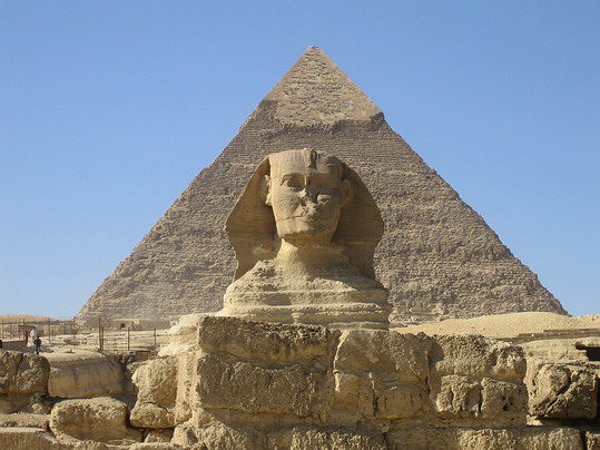 The Sphinx and the Great Pyramid