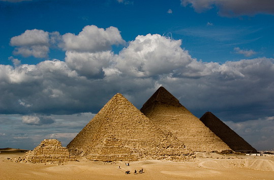 the pyramids