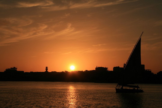 Sunset on the Nile