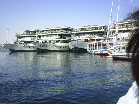 Cruise ships, Nile, Egypt